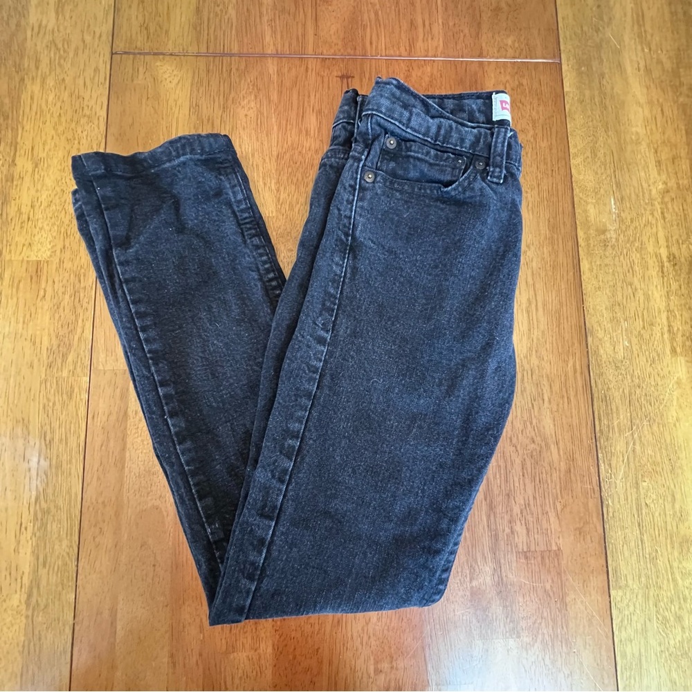 LEVI’S Boy’s Black Denim (W26/L26, W66cm, 12Reg)